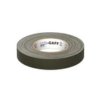 1" Width ProTapes Pro Gaff Premium Matte Cloth Gaffer's Tape With Rubber Adhesive, 11 mils Thick, 55 yds Length, Olive Drab (Pack of 1)