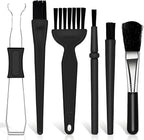 IOGOG 6PCS Keyboard Brush Cleaner Kit with Keycap Puller & Switch Puller, PP Handle Nylon Small Space Dust Removal Anti Static Brush for Computer Keyboard Electrical Appliance Seam Motherboard Camera