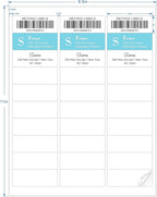 Methdic Address Labels 1" x 2-5/8" 900 Labels Sticker Paper for Laser/Ink Jet Printer Mailing Labels 8.5"×11" White 30 per Sheet