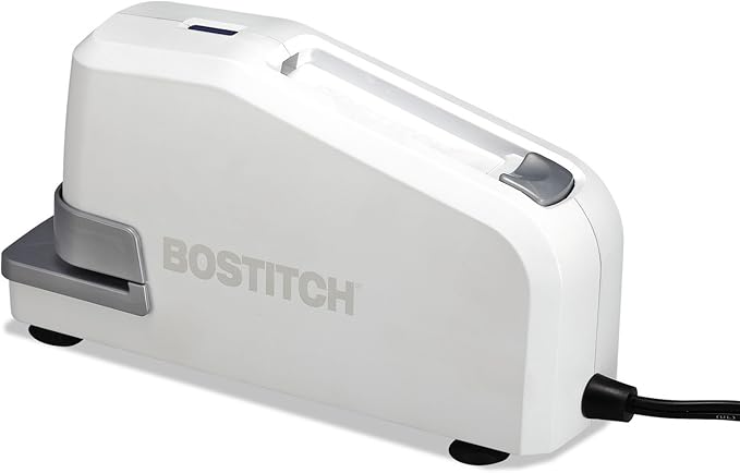 Bostitch Office Impulse 30 Sheet Electric Stapler - Heavy Duty, No-Jam, White (02011)