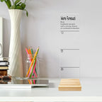 Monitor Memo Board Computer Monitor Memo Board Sarcasm Decor Acrylic for Computer Monitors with Removable Design Office Desk Accessories 12.6X 3.15 x 0.2 inches