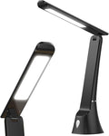 COTLIKE Light Therapy Lamp, 10000 LUX UV-Free LED Sunlight Light, Full Spectrum Mood Light, Touch Control Desk Lamp with Night Light Function Work Office Home -Black