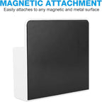 MoKo Magnetic Dry Erase Marker Holder, Magnetic Pen Holder for Whiteboard, Refrigerator, Storage Pencil Organizer Locker Accessories for School, Office, Home - White