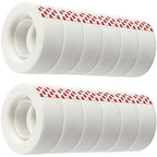 PCKPGON 12 Rolls Invisible Tape Refill, Matte-Finish Translucent Tape Refills for Dispenser, 3/4 x 1000 Inches, Engineered for Repairing Correction and Labeling