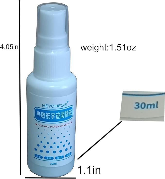 Thermal Sensitive Paper Handwriting Elimination Liquid