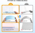 TFDLCG zm 2 PCS Clipboards with Pen Holder,Standard Letter Size A4,Heavy Duty Clip Boards 8.5x11,Cute Clipboards for Women Kids Students,Nurses,School Office Home Supplies,Light Blue