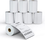 MFLABEL 4x6 Thermal Shipping Labels - 8 Rolls of 250, Perforated & Smudge-Proof Direct Thermal Labels Compatible with Rollo, Zebra, for Amazon UPS FedEx Shopify