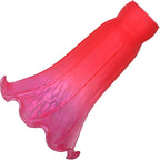 Bieye LS65 Lily Flower Blown Glass Lampshade (Red Pink, Opening I.D. 1.26" x O.D. 1.5")