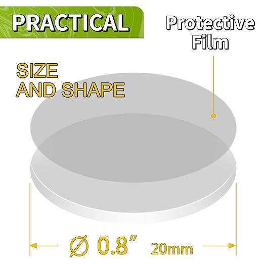 Piteno® 350Pcs Double Sided Adhesive Dots, 0.8" Clear Removable Sticky Adhesive Mounting Putty, Waterproof No Trace Dots Adhesive Putty for Poster Picture Festival Decoration Museum (20mm)
