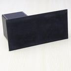 KINGFOM PU Leather Desk Organizer and Accessories, Pencil Holder for Desk with Business Cards Stand, School Office Supplies Collection Caddy Black