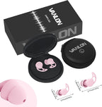 VANLON Ear Plugs for Noise Reduction, Reusable Sleeping Ear Plugs, 2Pairs Super Soft Fit Silicone Earplugs for Concerts, Sleep Snoring, Work, 33dB Noise Reduction Ear Plugs for Sound Blocking (Pink)
