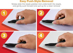 Bostitch Office Professional Magnetic Easy Staple Remover, Staple Puller Stick for Office, Home & School - Black, Blue, & Red, 3 Pack