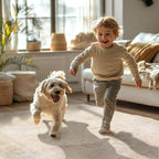 GENIMO Runner Rug 2'6"x6 Machine Washable Non Slip Vintage Hallway Runner Rug, Low Pile Lightweight Rugs for Indoor Entryway, Hallway, Kitchen and Corridor, Light Pink