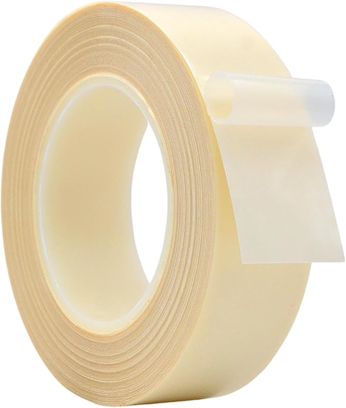 WOD SPT7A UHMW Polyethylene Transparent Film Slick Tape, 1.5 inch x 36 yd. Aggressive Adhesive - Ideal For Squeak Reduction, Drawers, and Bearings