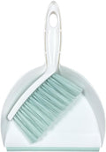 NBGYTECH Mini Broom and Dustpan Set Small Dust pan & Brush Set Portable Cleaning Tools for Home Office RV Camping Learning (Green)