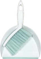 NBGYTECH Mini Broom and Dustpan Set Small Dust pan & Brush Set Portable Cleaning Tools for Home Office RV Camping Learning (Green)