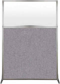 Versare Hush Screen Portable Room Divider | Workstation Wall Divider | Freestanding Privacy Hush Panels | Frosted Windows | Fabric Office Divider Screen | Great for Room Separation