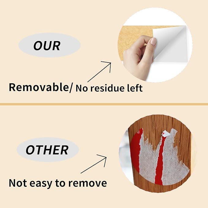 STARLIBOO Colored Labels Stickers 3 x 5 Inch, Rectangle Kraft Removable Moving Labels Stickers, Adhesive Kraft Paper Stickers for Office, School, Home- 250 Labels