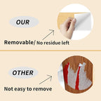 STARLIBOO Colored Labels Stickers 3 x 5 Inch, Rectangle Kraft Removable Moving Labels Stickers, Adhesive Kraft Paper Stickers for Office, School, Home- 250 Labels