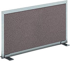 OBEX Acoustical Free Standing Privacy Screen, Cubicle Accessories Desk Privacy Panel, Desk Dividers for Office, Office Furniture Partitions Portable Sound Proof Dividers, 12" x 30", Slate