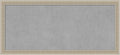 Amanti Art Silver Framed Magnetic Board 24x52 Oversize Vision Board for use with Magnets, 100% Metal Sheet to Display Items as Office Decor or for Home Organization in mudroom, Kitchen or Kids Room
