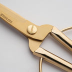 Ribbon Cutting Ceremony Kit,With Gold scissors,Scissors Blade Sheath and a pair of white gloves,Suitable for Ribbon-cutting ceremony,Office,Home,and Crafts, Right/Left Handed (Mirror-finish handle)