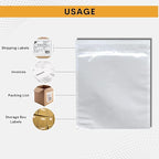 5000 Pack 6"x9" Shipping Label Sleeves – Clear Self-Adhesive Packing Slip Pouches, Waterproof Packing List Envelopes – Ideal for Shipping Documents, Mailing Labels, Invoices & Packing Slips