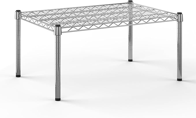 Regal Altair 21''W x 30''L x 14''H Chrome Plated Wire Dunnage Rack | Off The Floor Storage