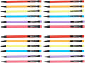 Amazon Basics Mechanical Pencils 0.7mm For Writing, Drawing, Bulk Office and School Supplies, Multicolor, 24-Pack
