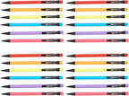 Amazon Basics Mechanical Pencils 0.7mm For Writing, Drawing, Bulk Office and School Supplies, Multicolor, 24-Pack