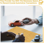 120 Pcs 9 x 12 In Vehicle Dealer Jackets for Car Sales 32lb Colored Printed Deal Envelopes Dealership Supplies File Jackets Automotive Folders for Car Dealerships (Cowhide Yellow)
