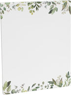 Leaf Theme Paper Stationery, Greenery Letterhead Paper 8.5 x 11 Inches, 50 Sheets, Elegant Writing Paper, Pretty Stationary Paper, Decorative Printer Paper