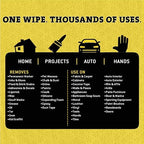 Tub O' Towels TW90 Heavy-Duty 10" x 12" Size Multi-Surface Cleaning Wipes, (10" x 12" wipes) Per Canister, Pack of 1, 90 Count Total