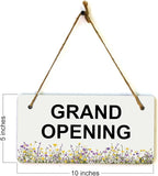 Signs ByLITA Wildflower Meadow Personalized Hanging Wall or Door Sign (5 x 10") | Custom Signage for Your Home & Business