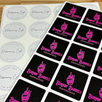 Sunshine Stickers Custom Waterproof Vinyl Stickers with Your Image Photo Text or Logo | Personalized Dishwasher Safe Label for Business Logo