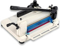 Heavy Duty Paper Cutter 12", Guillotine A4 Paper Cutter, 400 Sheets Capacity Paper Trimmer, Double Safety Protection Durable HSS Blade for Cutting Paper