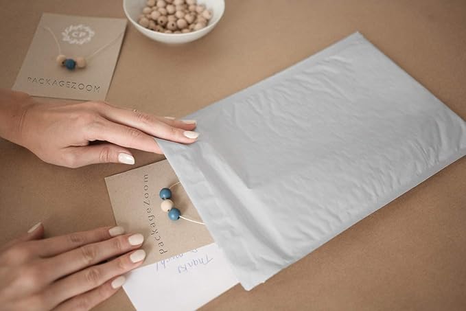 7.25x12 inches Poly Bubble Mailer Self Seal Bubble Shipping Envelopes 2.5 Mil 100 Pack