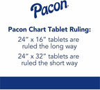 Pacon® Chart Tablet, 24" x 32", 1" Ruled, 25 Sheets