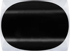 Hybsk Round Color Coding Circle Dots Labels Warehouse Inventory Organizer Stickers (4 inch, Black)