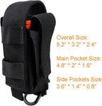 Depring Tool Holster Sheath Universal Multi Pockets Tool Organizer Heavy Duty Construction MOLLE Pouch