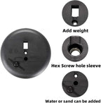 SENZHIYI Heavy Duty Poster Sign Stand Holder Adjustable Snap Open Aluminum Pedestal Floor Sign Holder Standing Vertical and Horizontal View Sign Displayed (Black, 8.5x11inches 2packs