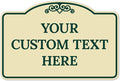 Custom Decorative Sign, Personalized Metal Sign for Business, Driveway, Home, Airbnb, Office Door Plaque, Green Border Sign, 12x18 Inches, ACM, Fade Resistant, Made in USA by Sigo Signs