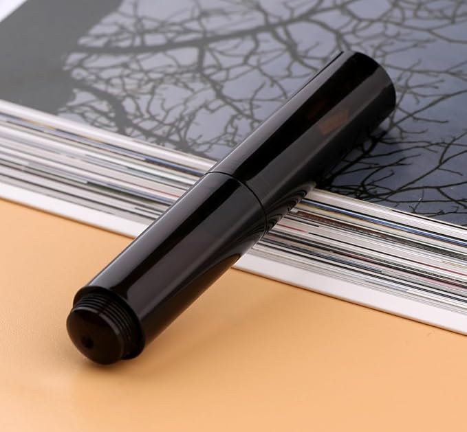 czxwyst Majohn Wancai 2.0 Mini Pocket-Size Eyedropper Fountain Pen (EF Nib 0.38mm, Black)