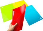8 Pieces Flexible Cutting Board mats, Plastic Cutting Boards for Kitchen Cooking, Cutting board sheets for Meat and Vegetables, Dishwasher Safe