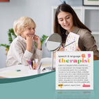 Speech Therapist Gift, Speech Therapy Gifts Wood Box Sign, Speech Pathologist Gifts, SLP Gifts Appreciation Gifts, Office Home Desk Cubicle Table Shelf Decor, Speech Therapist Gifts for Women