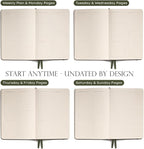 Anecdote 2026-2027 Planner: A Monthly, Weekly & Daily Planner with Calendar | 8.5" x 5.2" | Hardcover To-Do List Organizer, Planning Your Success, Start Anytime, Achieve Productivity Goals (Mustard)