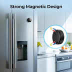 Allbean Magnetic Kitchen Timer for Cooking with Loud Alarm - Large LED Display Rotating Countdown Pomodoro Timer, Preset 5/15/25 Mins Easy for Seniors and Kids，for Baking Grilling Studying
