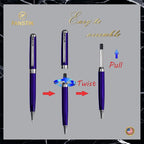 FANSTIK Customized Luxury Ballpoint pen, fancy gift set for women, Professional executive pen gift set for men and Woman (B Lux BallPoint Set)