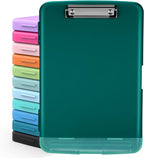 Sooez Clipboards with Storage, High Capacity Clip Boards 8.5x11 with Storage, Heavy Duty Nursing Clipboard Folder, Plastic Clipboard with Pen Holder for Women Teachers Work, School & Office Supplies