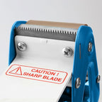 TAPEWELL Heavy Duty Metal Frame 2 Inch Wide Packing Tape Dispenser Gun with Special Ergonomic Handle, 3" Core, Premium Tempered Steel Blade